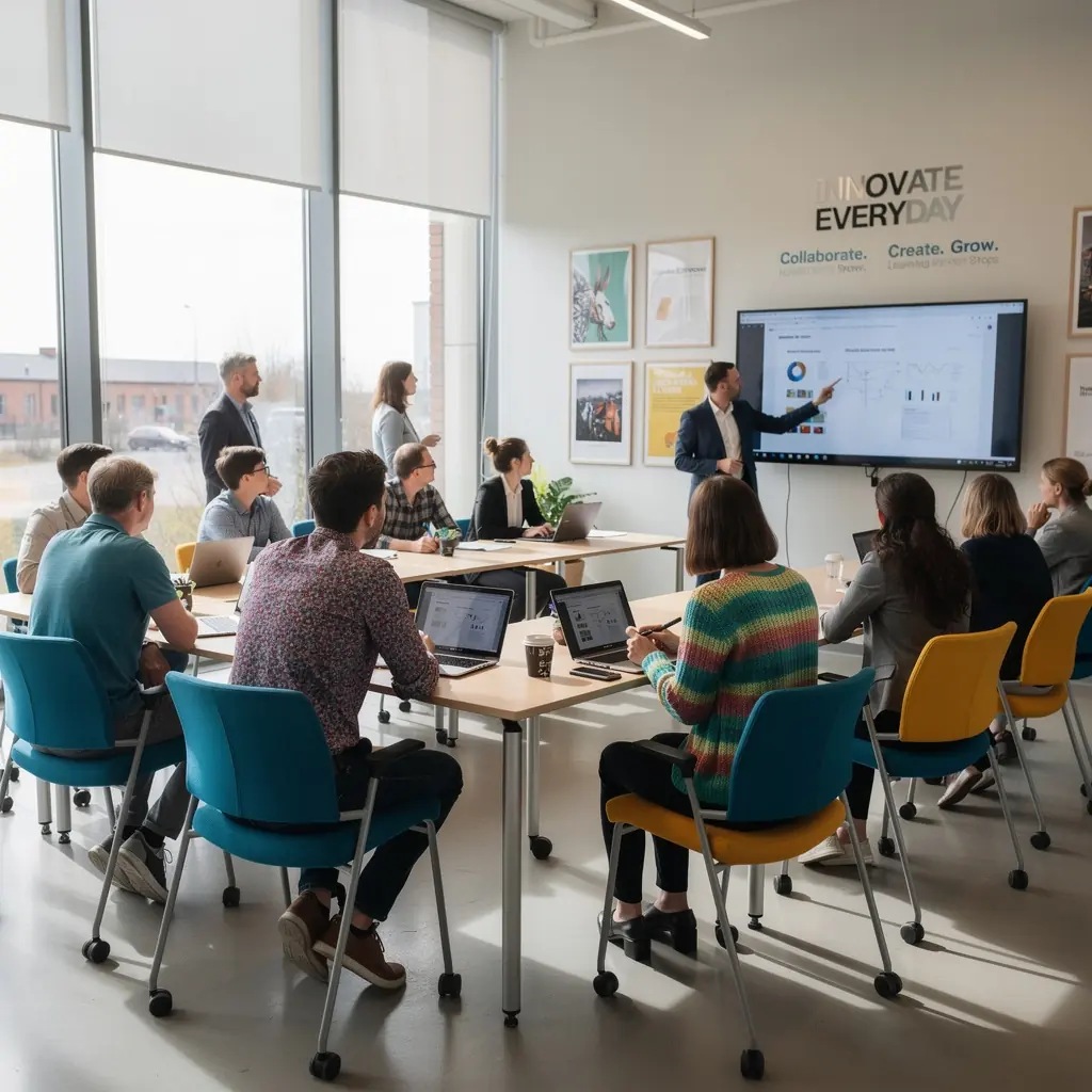 A picturesque landscape of Gauja National Park featuring lush greenery and the winding river below.